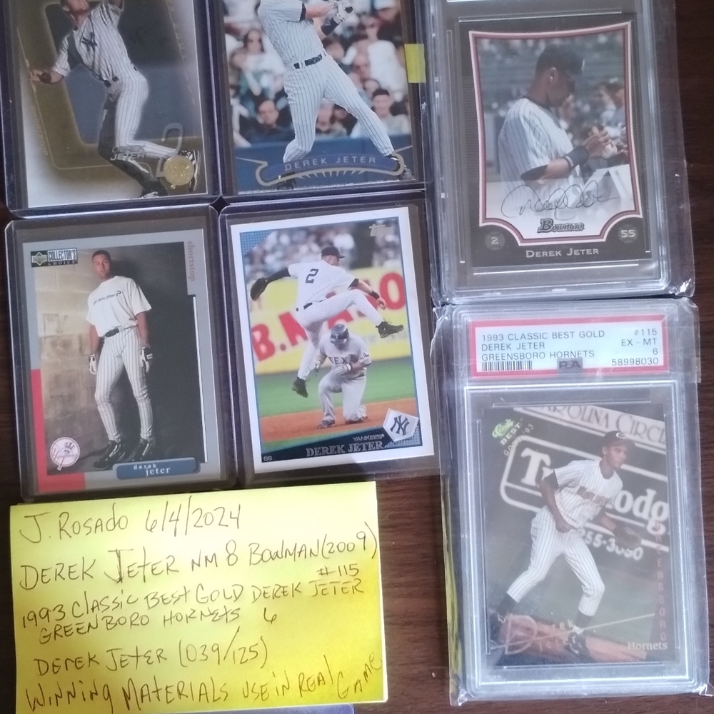 Derek jeter card bundle
